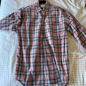 Pink and Blue JCrew Button Down Shirt